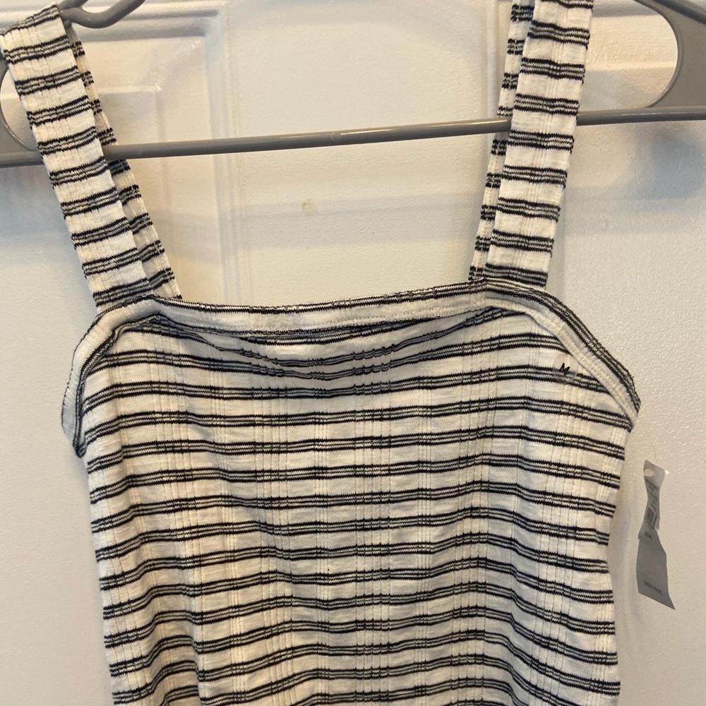 American Eagle Black and White Tank